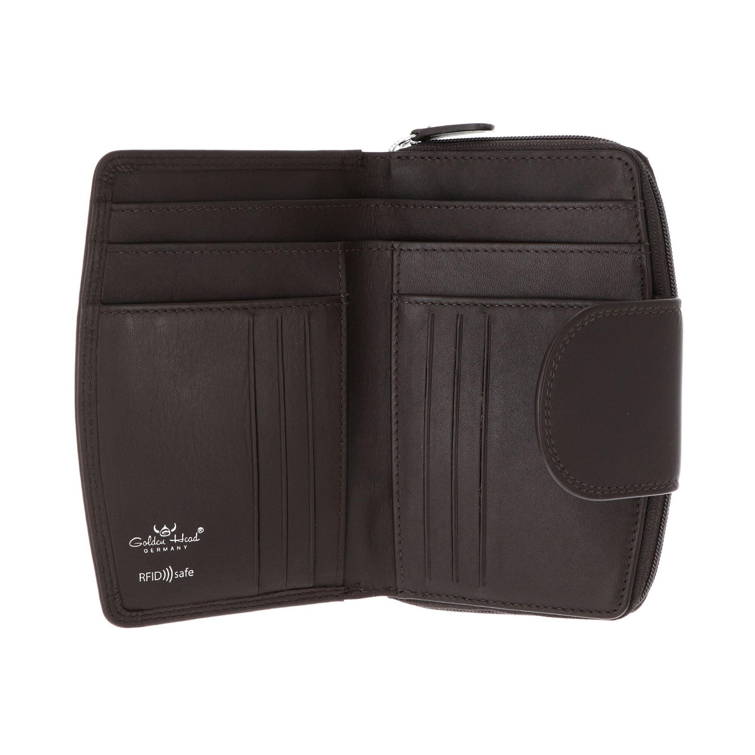 Porte-monnaies 'Polo' GOLDEN HEAD en marron