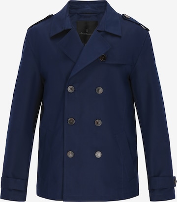 DreiMaster Klassik - Sobretudo meia-estação em azul: frente