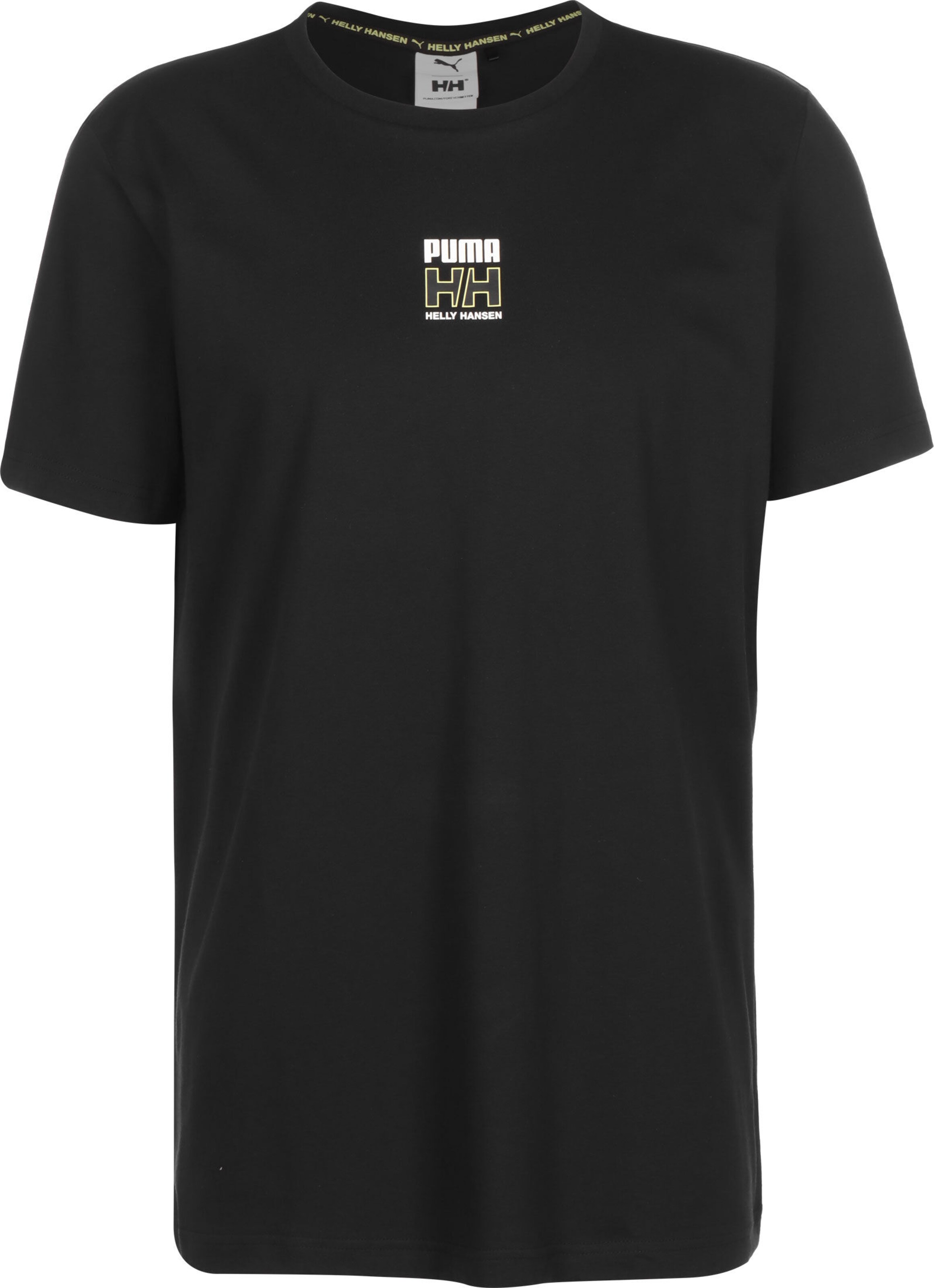 PUMA T-Shirt 'Puma x Helly Hansen' in Schwarz: Vorderseite