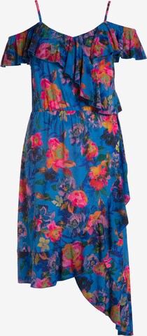 Robe Ulla Popken en bleu : devant