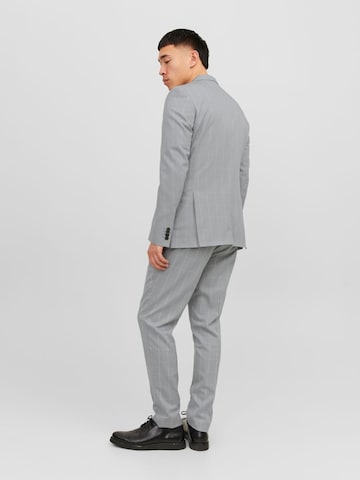 JACK & JONES Slim fit Pleated Pants in Grey