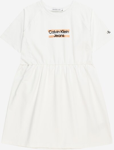 Calvin Klein Jeans Dress in Apricot / Black / White, Item view