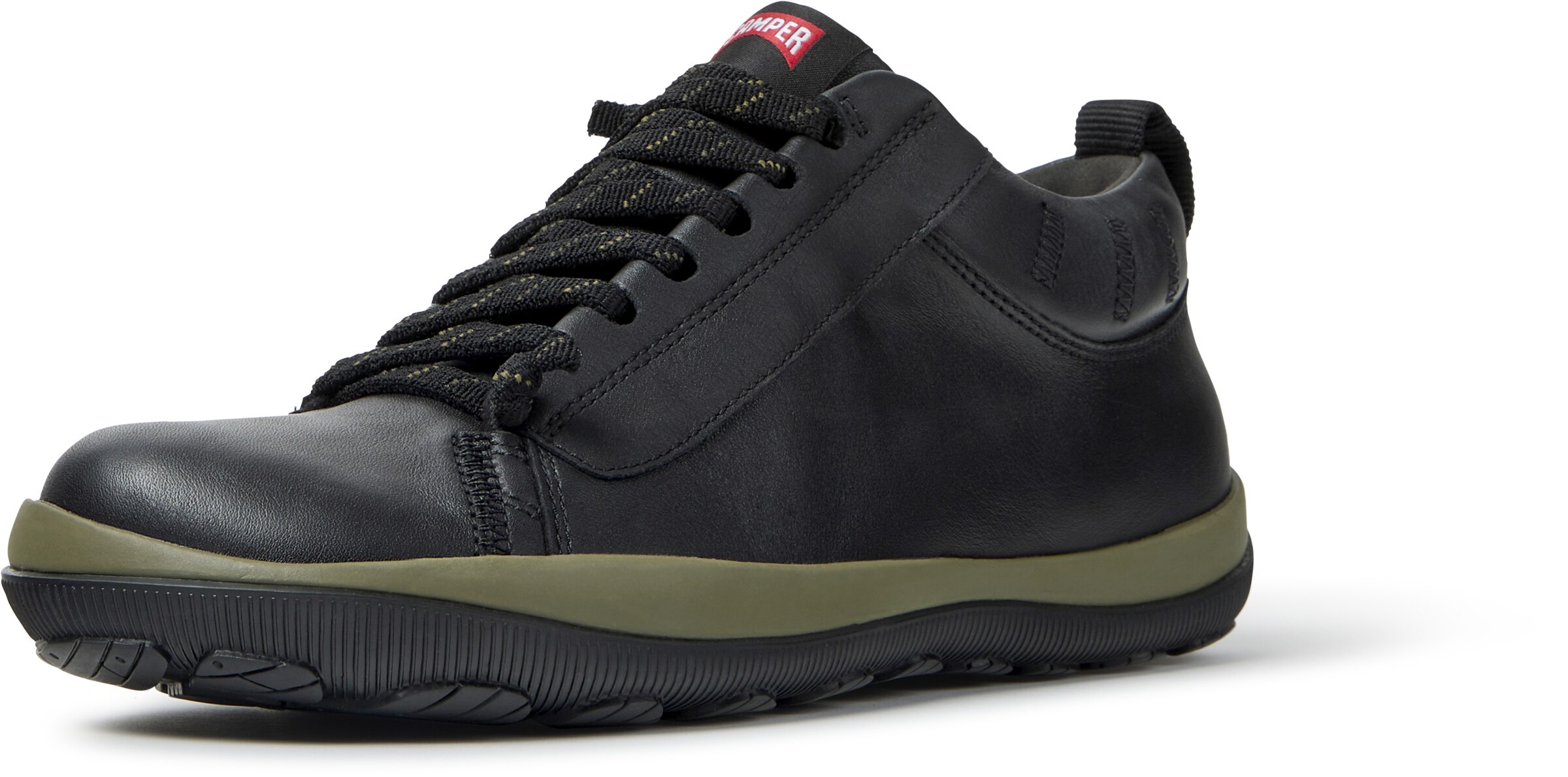 CAMPER Stiefeletten ' Peu Pista ' in Schwarz: Vorderseite