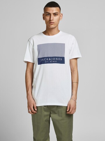 JACK & JONES Shirt 'Troke' in White: front