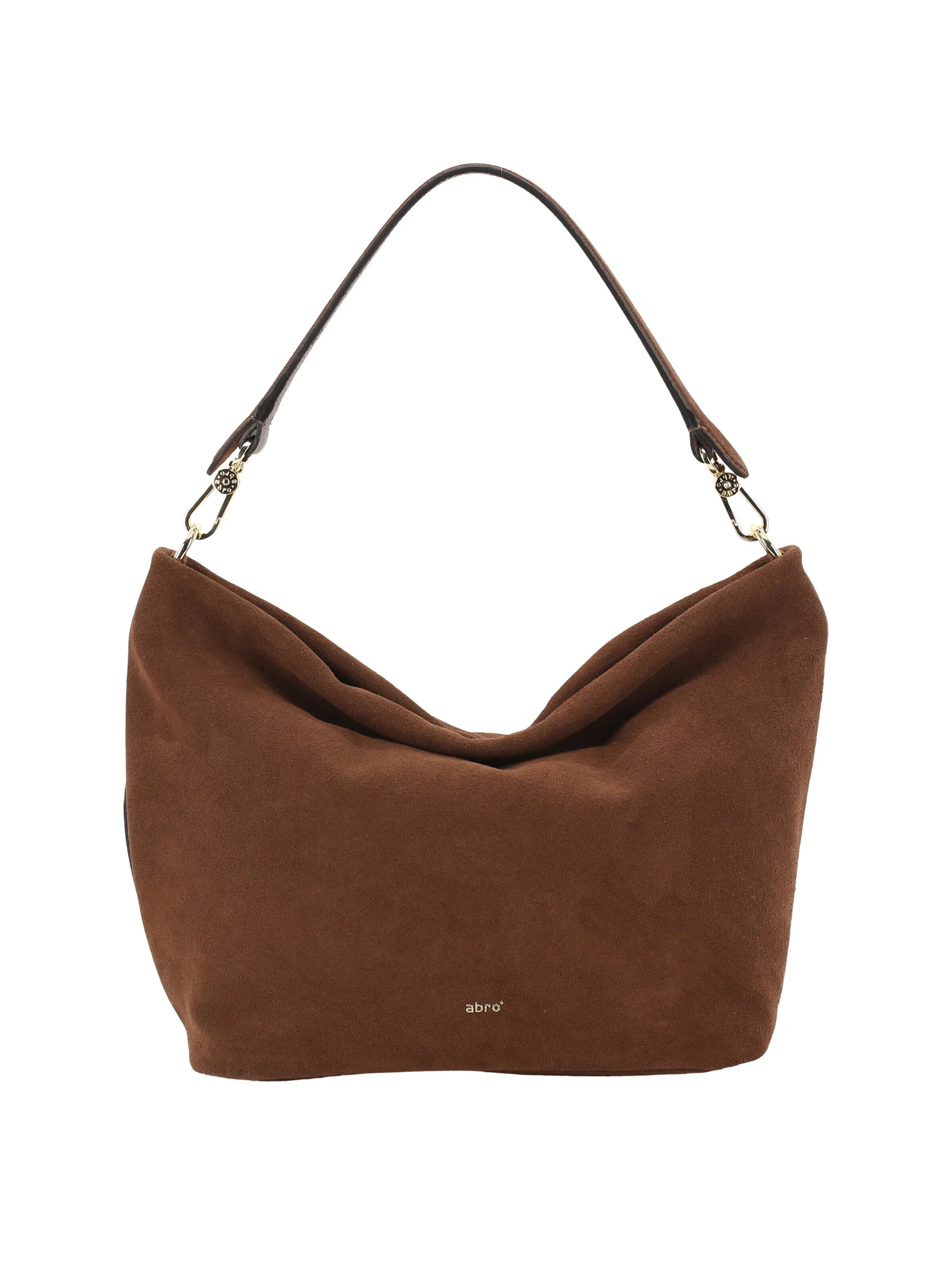ABRO Handbag 'EBONY BIG' in Brown: front