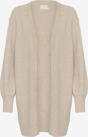 Kaffe Strickjacke 'Zilla' in Beige: Vorderseite