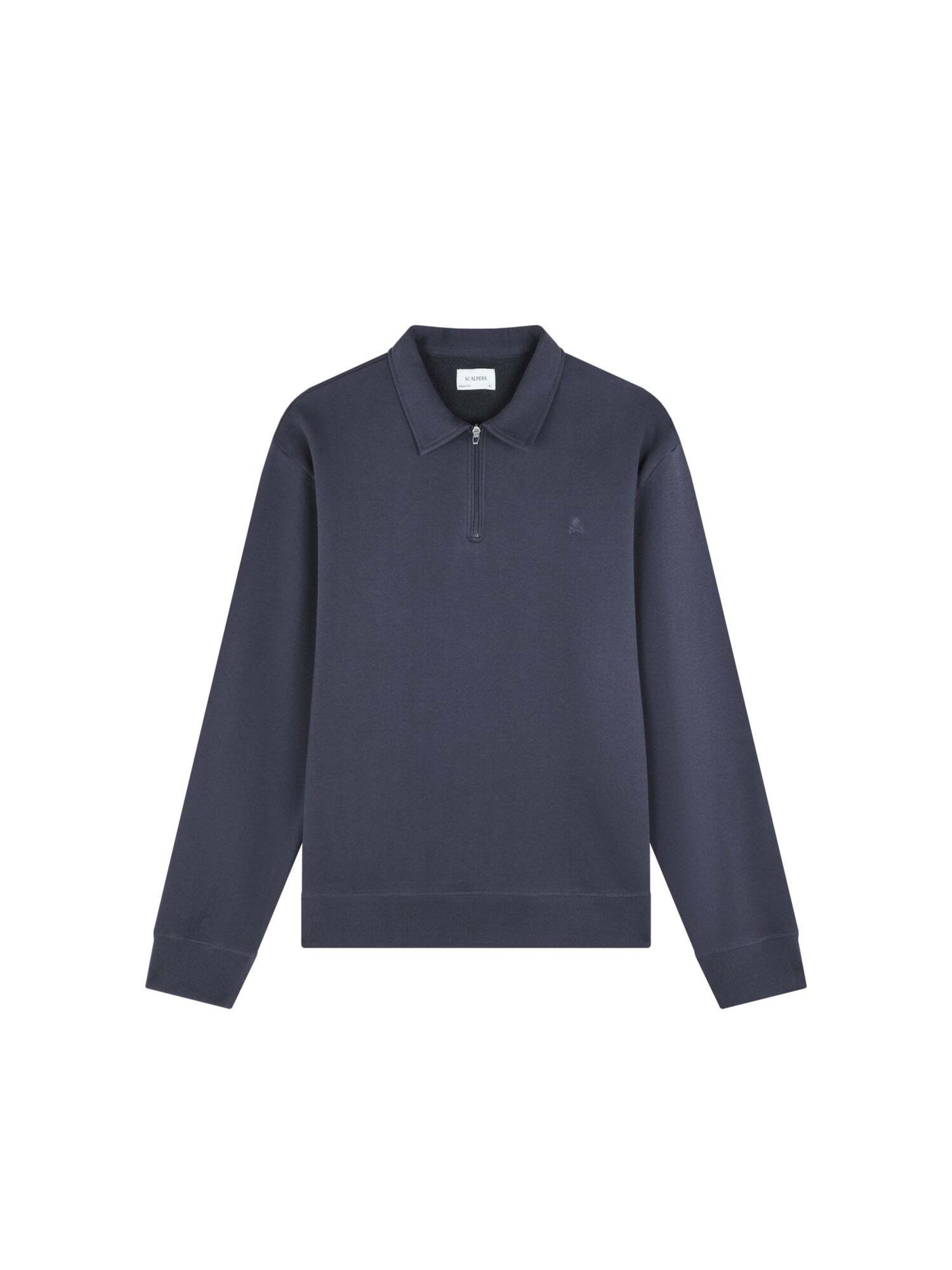 Bluză de molton ' ' de la Scalpers pe albastru: față