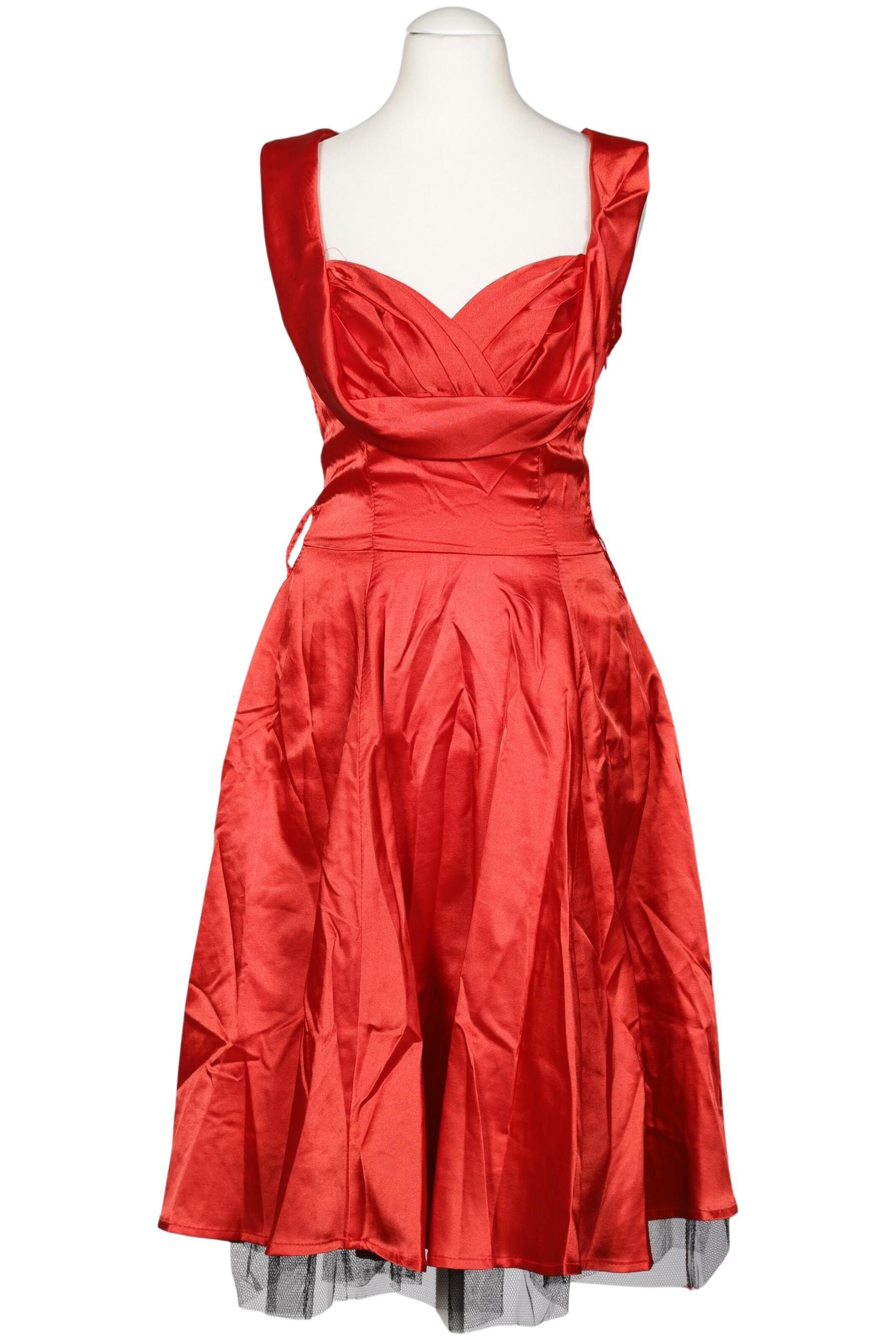 Hearts & Roses Dress in S in Red: front