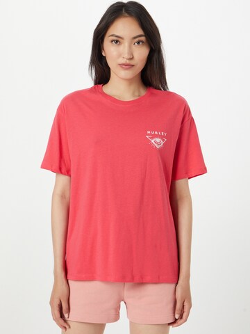 Hurley Performance Shirt 'OMEN' in Pink: front