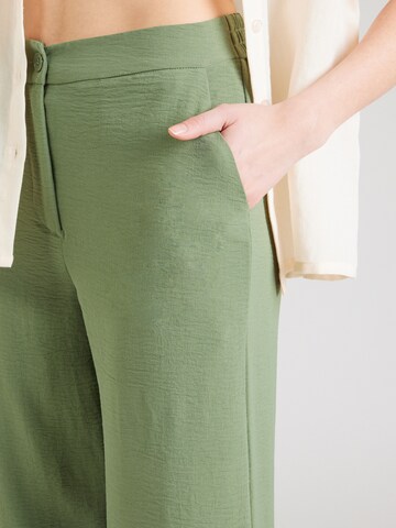 ABOUT YOU Wide leg Pants 'Indira' in Green