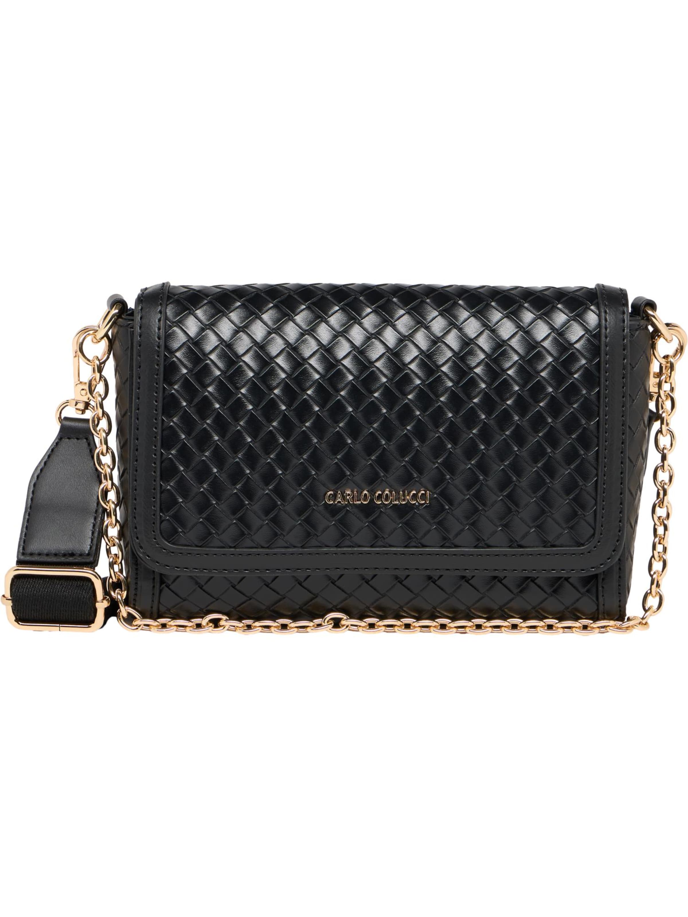Carlo Colucci Crossbody Bag 'diCara' in Black: front