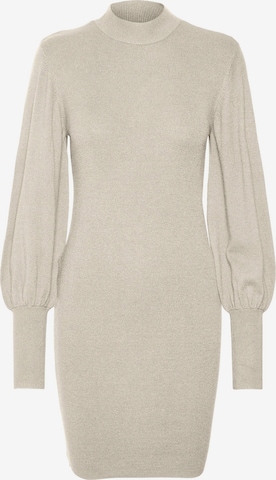 VERO MODA Knitted dress 'HOLLY' in Beige: front