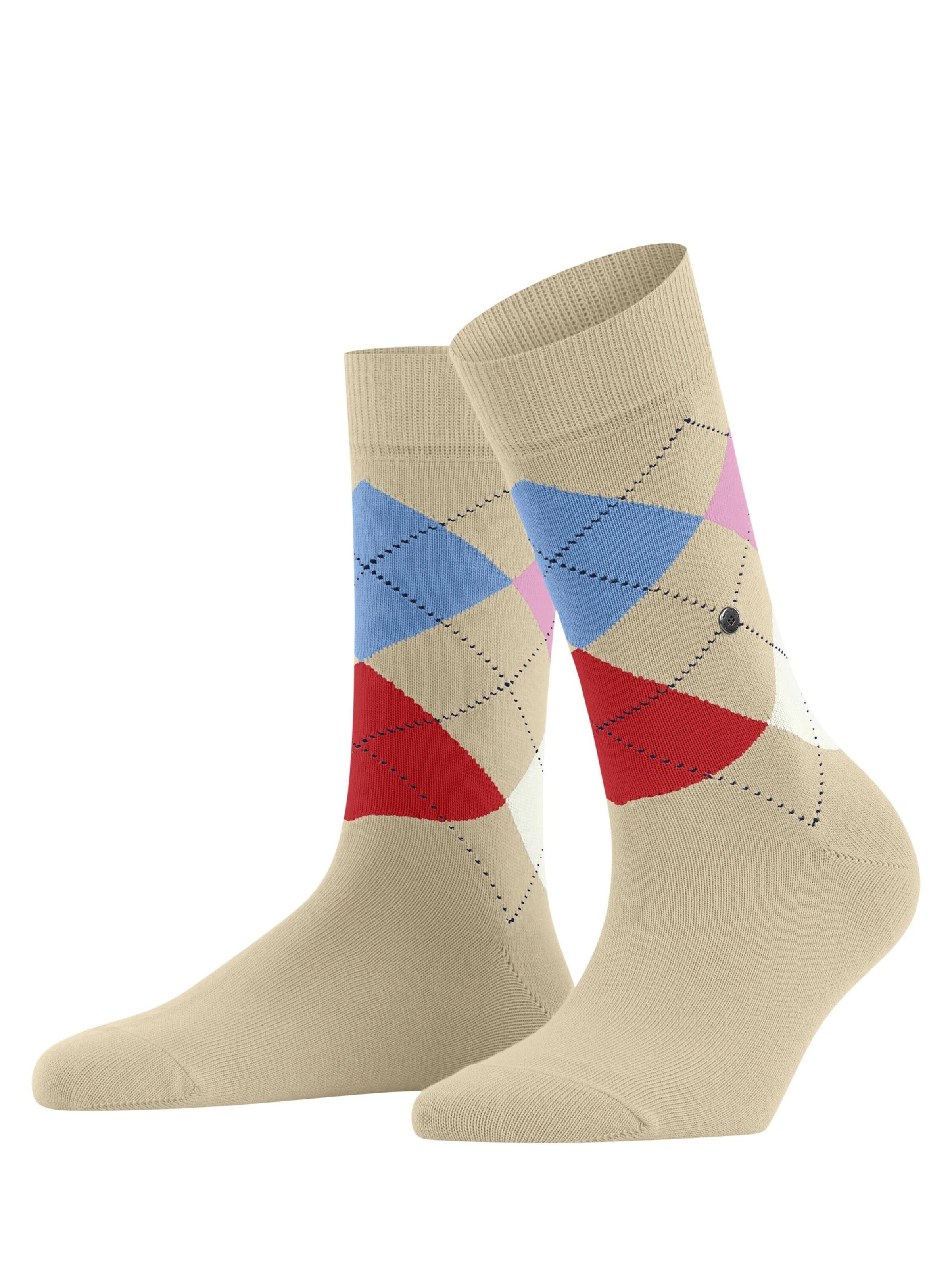 BURLINGTON Socks 'Queen' in Beige: front