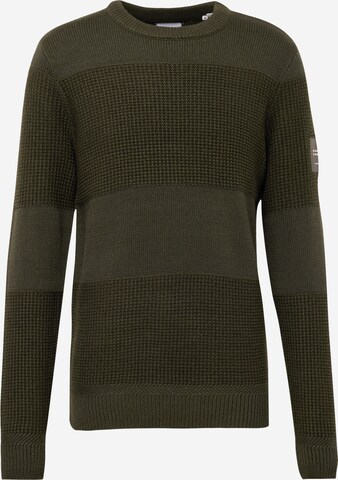 JACK & JONES Sweter 'JAMES' w kolorze zielony: przód