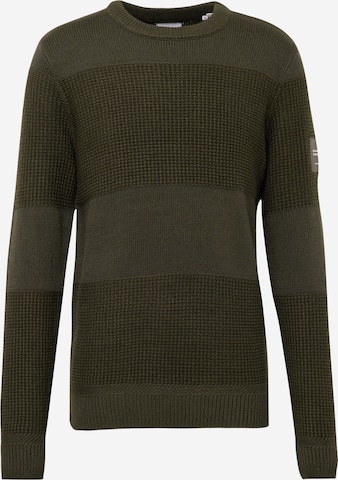 JACK & JONES Sweater 'JAMES' in Green: front