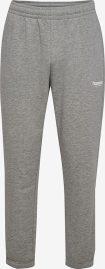 Hummel Sports trousers 'LEGACY 2.0' in L in Grey / White, Item view