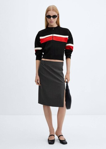 MANGO Skirt 'Crystal' in Grey