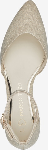 MARCO TOZZI - Zapatos destalonado en oro