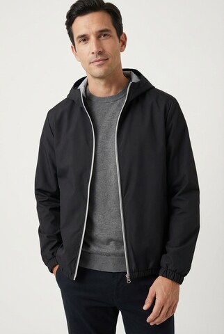 JACK & JONES Between-Season Jacket in Black: front