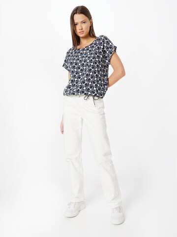 Key Largo Bluse 'GARLIC' in Blau