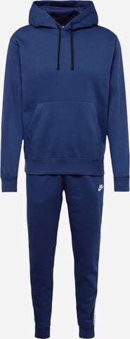 Nike Sportswear Joggingová súprava - Modrá: predná strana