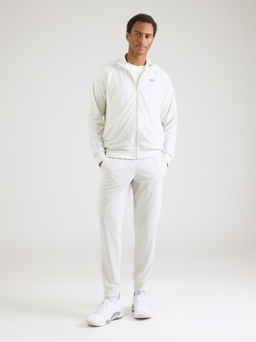 ADIDAS ORIGINALS Joggingová souprava 'TECH ESS' – šedá: přední strana