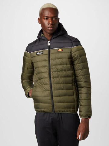 ELLESSE Between-Season Jacket 'Lombardy' in Green: front