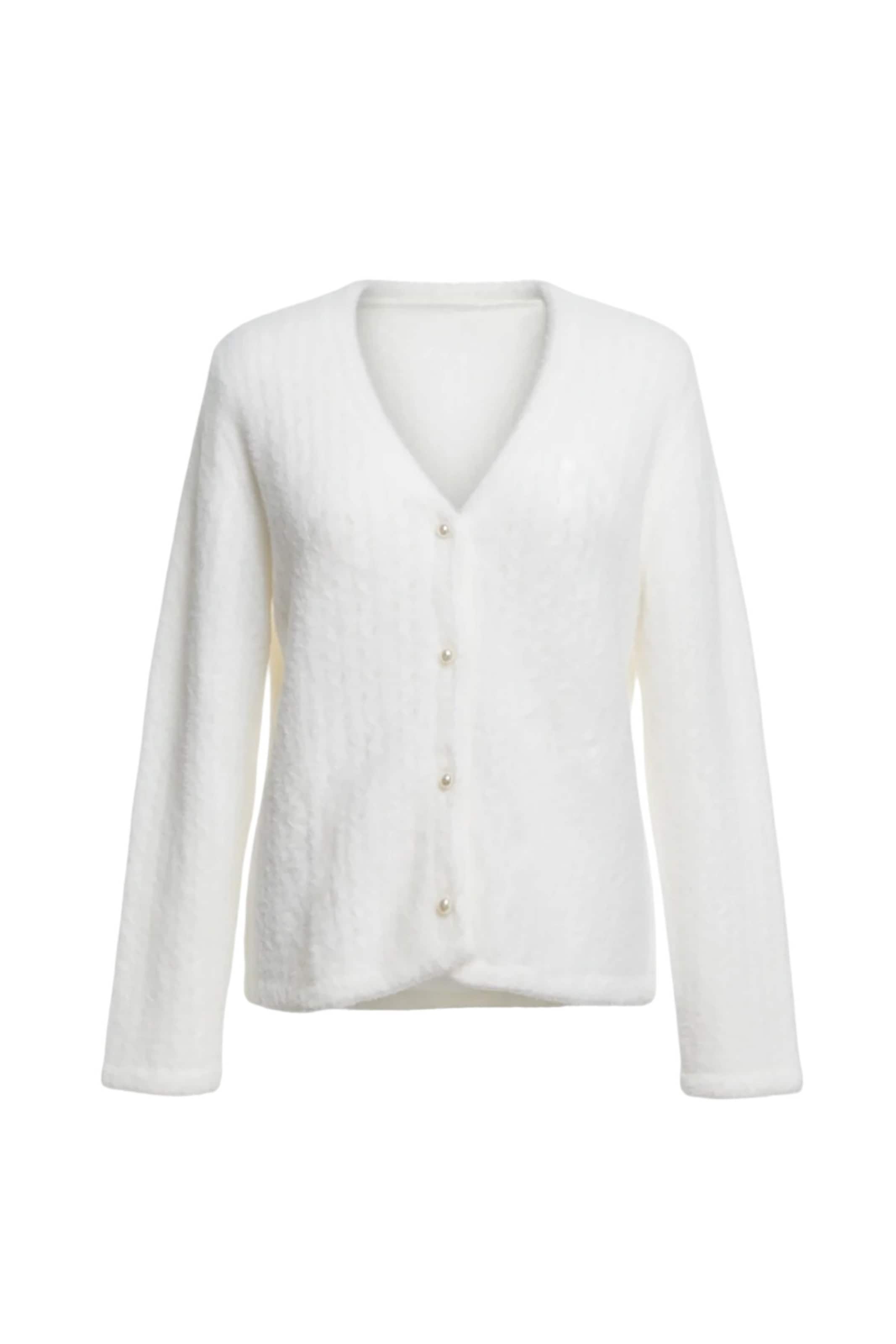 Alexa Dash Strickjacke in weiß, Produktansicht