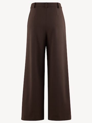 Tamaris Wide Leg Hose in Braun