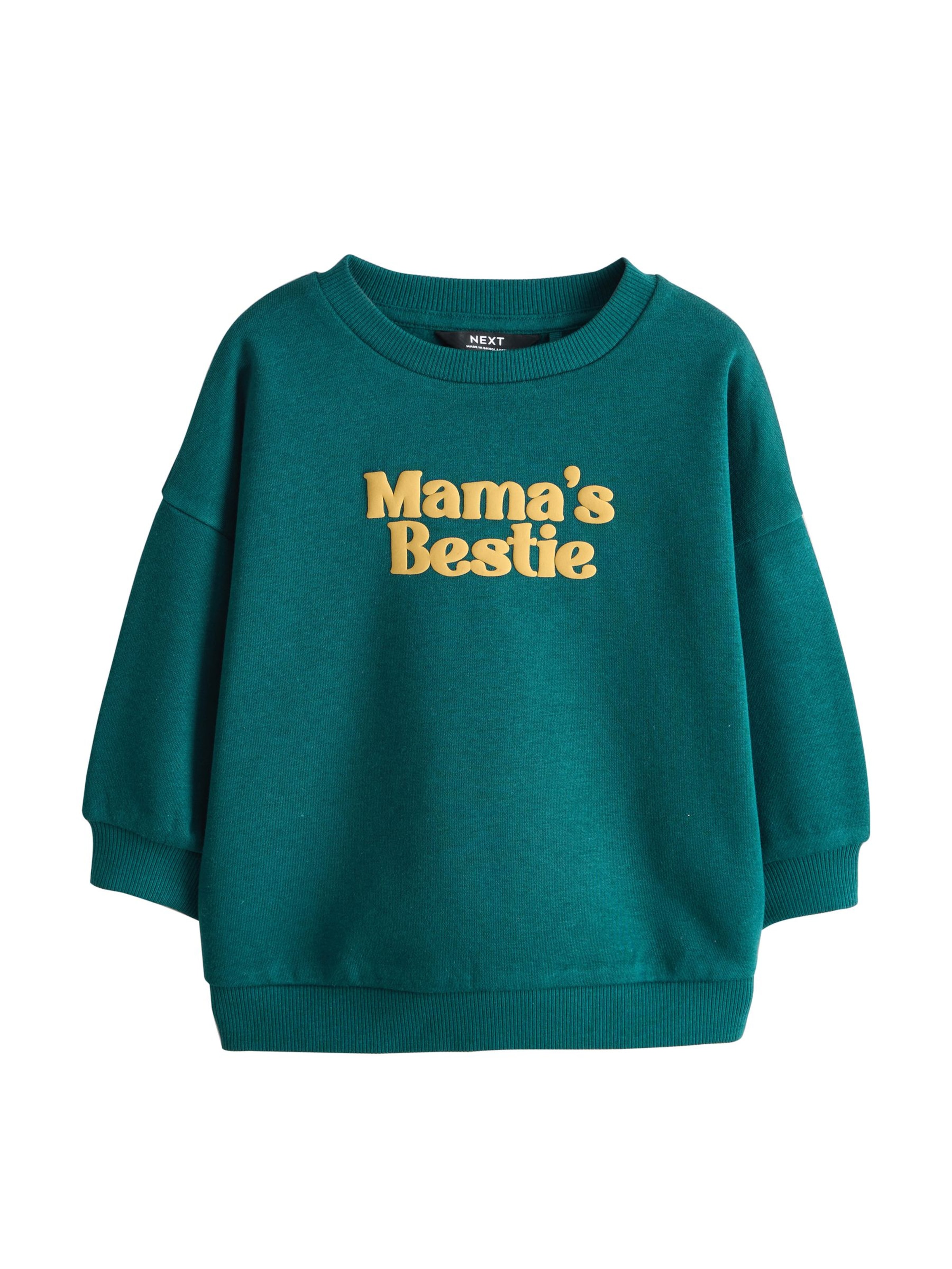 Next Sweatshirt in Groen: voorkant