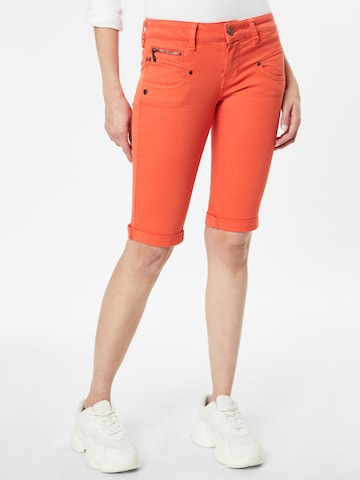 FREEMAN T. PORTER Jeans 'Belixa' in Oranje: voorkant
