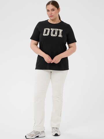 KAFFE CURVE Paita 'KCLucie' värissä musta