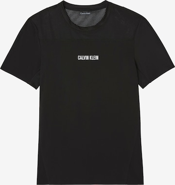 Calvin Klein Sport Functioneel shirt in Zwart: voorkant