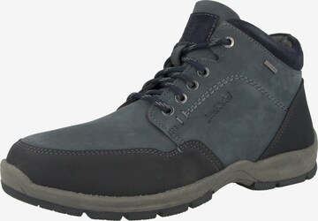 JOSEF SEIBEL Lace-Up Boots 'Lenny' in Blue: front