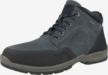JOSEF SEIBEL Lace-Up Boots in Blue: front
