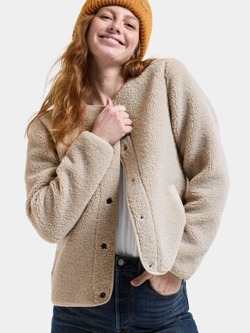 Didriksons Fleece jas 'Selma' in Beige