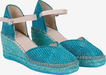 Desa Espadrilles 'Keilabsatz-Slipper' in Green: front