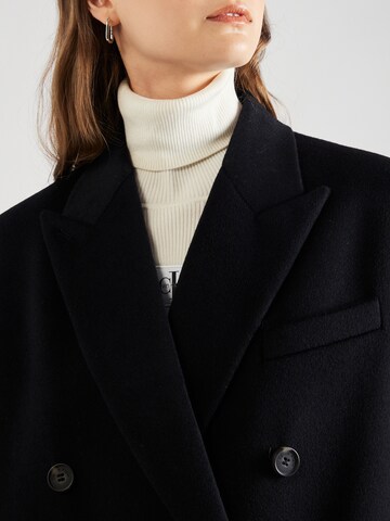 Calvin Klein Between-Seasons Coat in Black