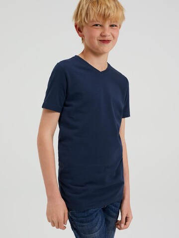 WE Fashion Shirt in Blauw: voorkant