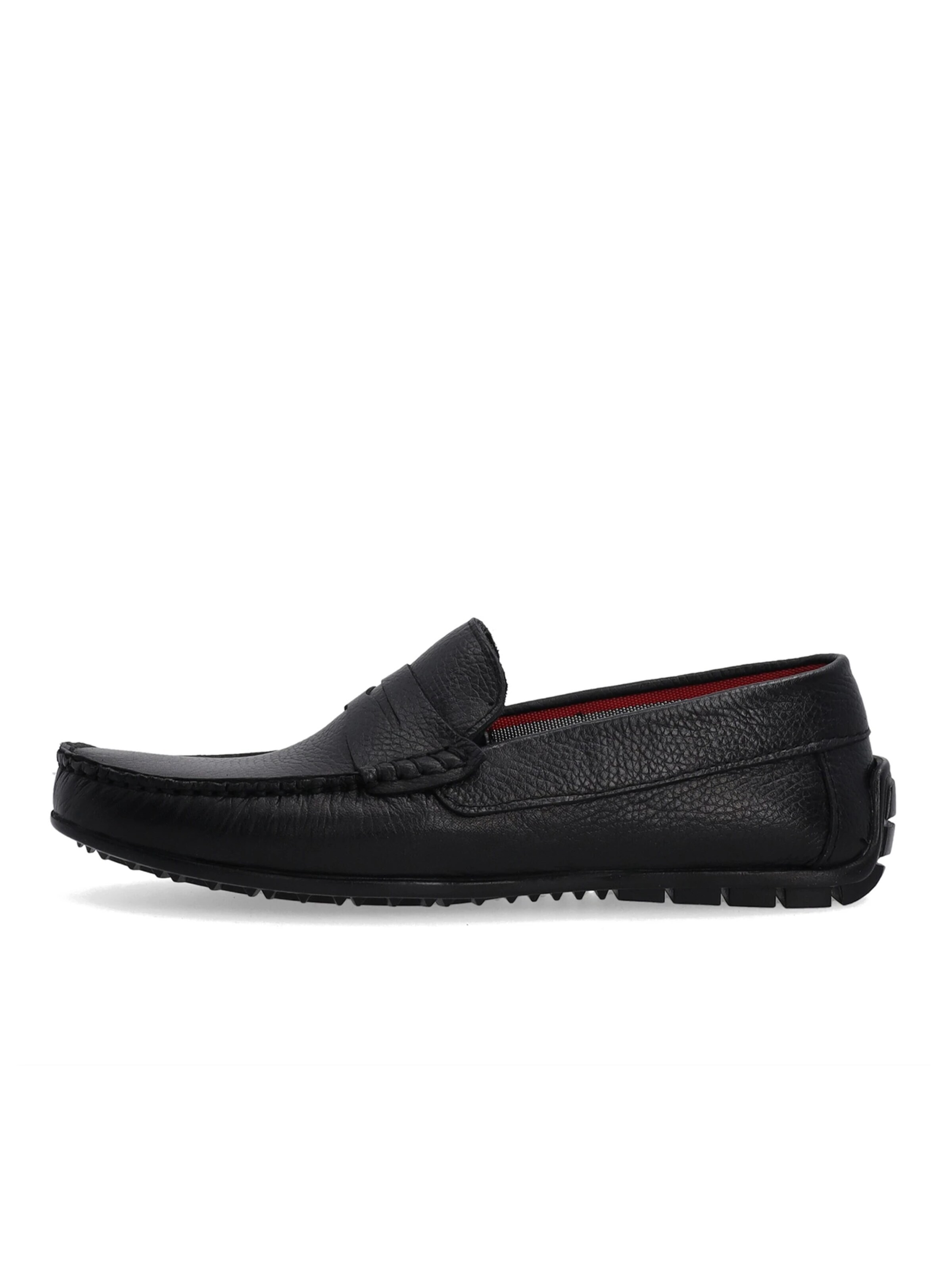 VENEZIA Moccasins in Black: front
