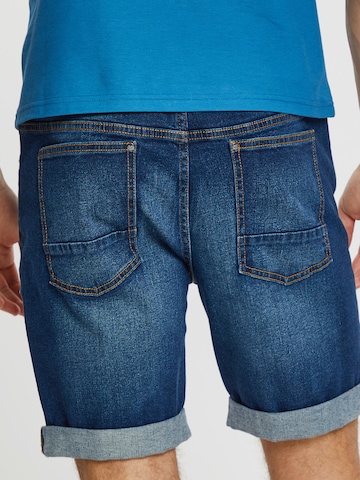 Threadbare Regular Shorts 'Burt' in Blau