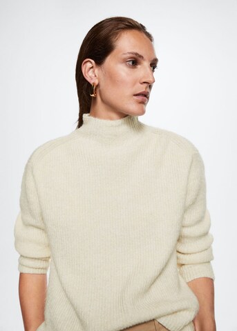 MANGO Pullover 'Jujuy' in Beige