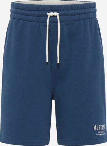 MUSTANG Regular Pants in Blue: front