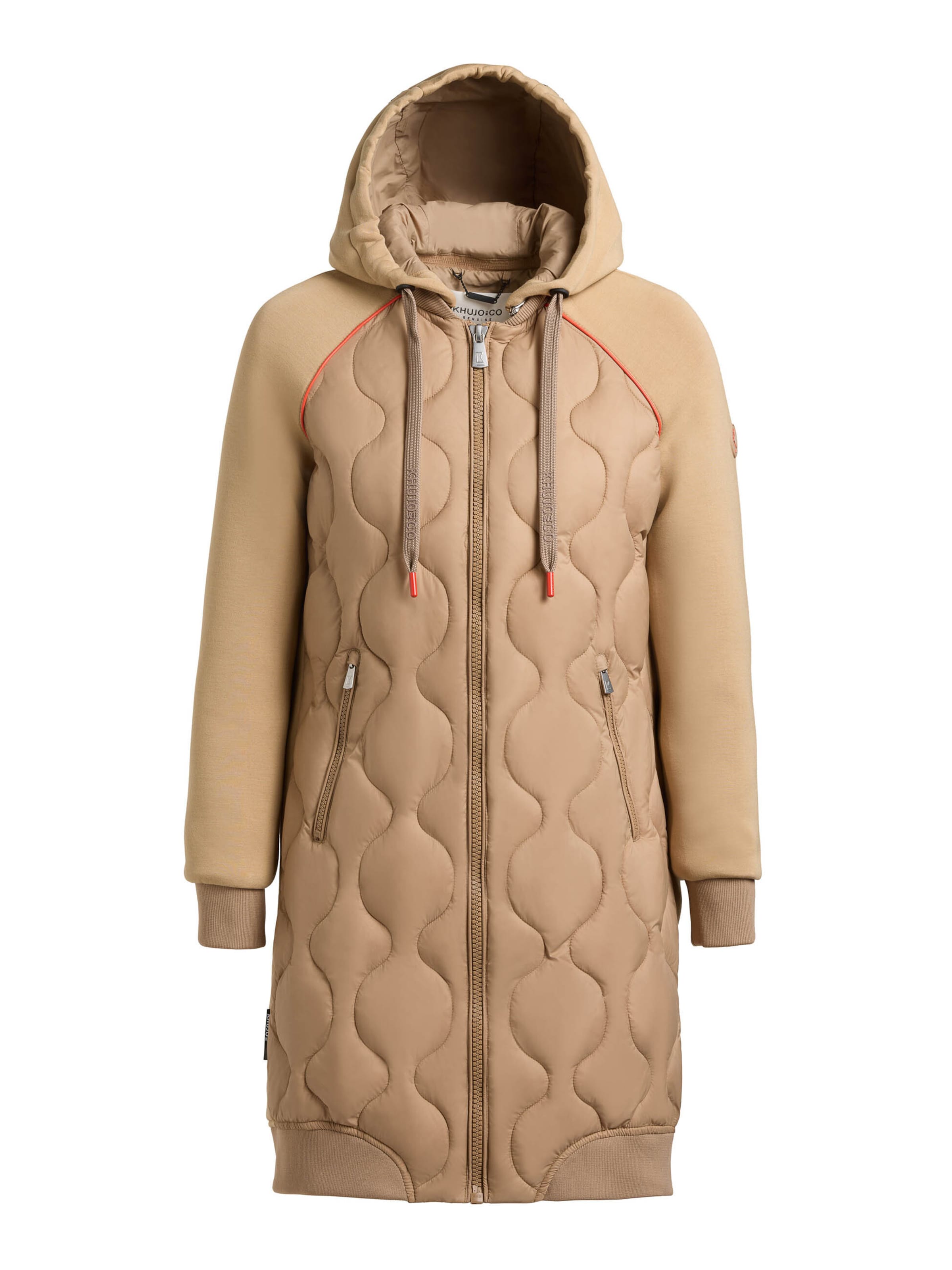 Cappotto di mezza stagione 'Nora' di khujo in beige: frontale
