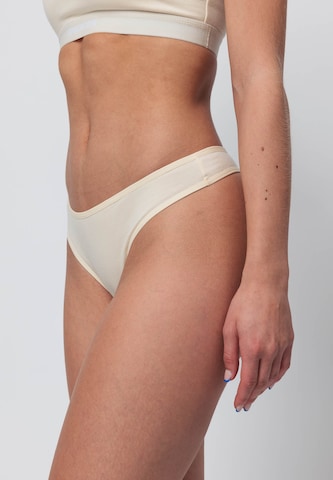 SNOCKS Thong in Beige: front