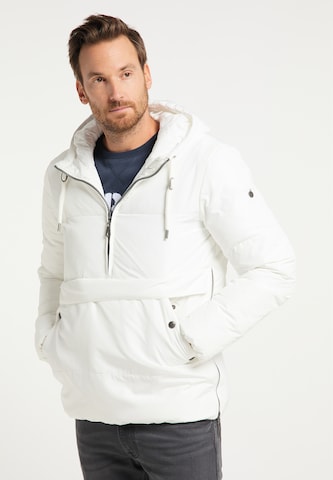 DreiMaster Maritim Winter Jacket in White: front