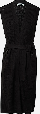 JDY Knitted Vest 'JUSTY' in Black: front