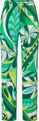 Ana Alcazar Wide leg Broek 'Kiane' in Groen: voorkant