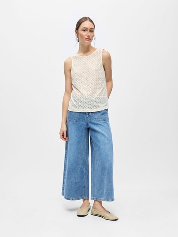 OBJECT - Top de punto 'OBJJulia' en beige