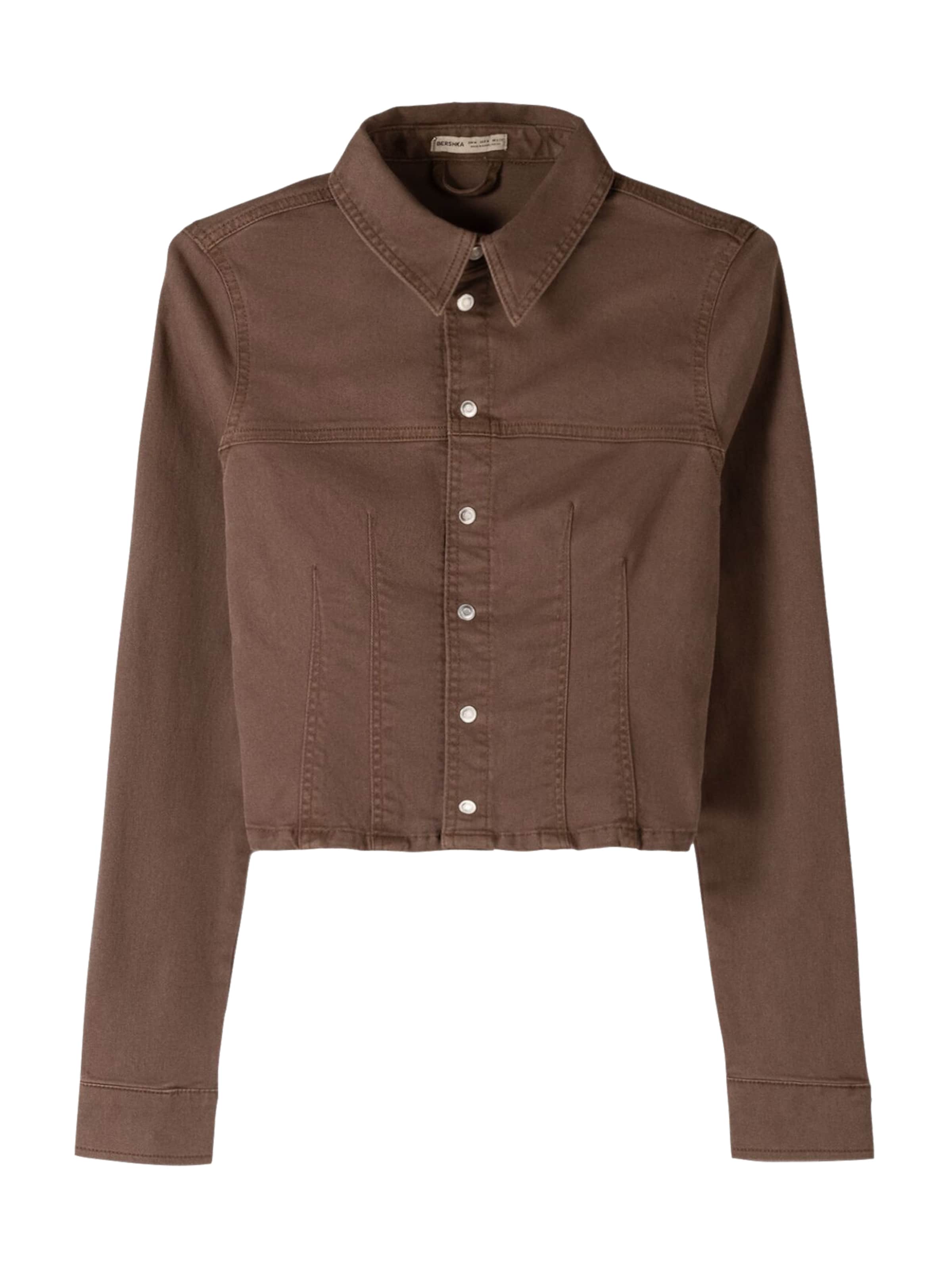 Bershka Halenka – hnědá: přední strana